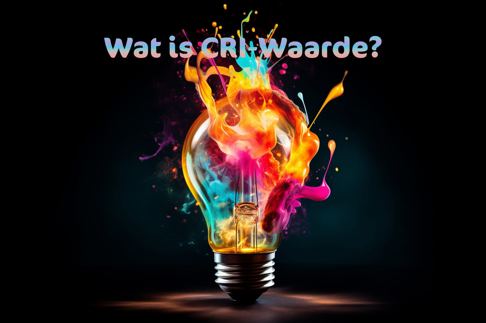 Wat is CRI-Waarde en waarvoor is het belangrijk?