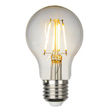 LED Filament lamp 6W | A60 | Helder | 3-step Dimbaar | E27 | 2700K - Warm wit | Aan foto