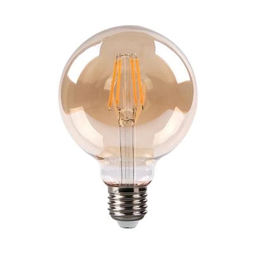 LED Filament lamp 6W | G95 | 3-step Dimbaar | E27 | 2700K - Warm wit | Uit foto