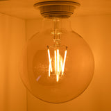 LED Filament lamp 6W | G95 | 3-step Dimbaar | E27 | 2700K - Warm wit | Dimstand 1