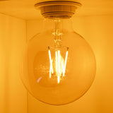 LED Filament lamp 6W | G95 | 3-step Dimbaar | E27 | 2700K - Warm wit | Dimstand 3