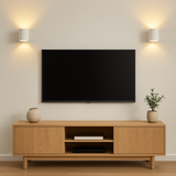 LED Wandleuchte Weiß Sonia | Rund | G9-Fassung