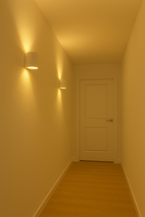 LED Wandleuchte Weiß Sonia | Rund | G9-Fassung