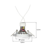 Smart Tuya Einbaustrahler Weiß 5W | Rund | 63mm | 2700–6500 K und Vollfarbe