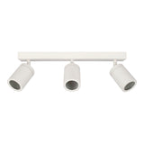 Badkamer plafondspot | driedubbel | Wit | IP44 | GU10 fitting - lamp uit