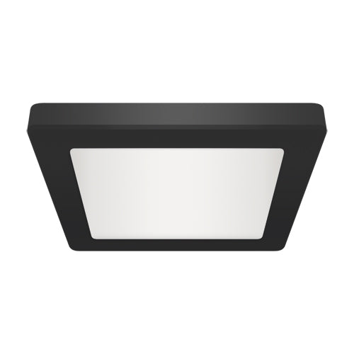 LED opbouw downlight vierkant| 18W | Zwart | 217mm | CCT - 3 lichtkleuren