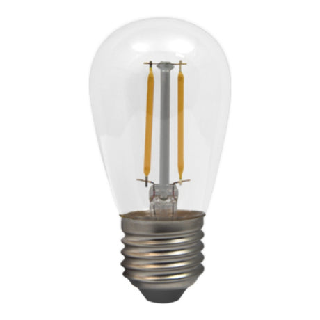 LED filament lamp - 2W - E27 - 2700K - Warm wit - 10 stuks - vooraanzicht