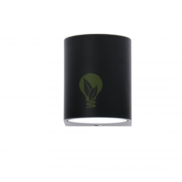 Intelligente LED-Wandleuchte | Tuya / WLAN | Sacramento | Leuchtmittel inklusive | Schwarz