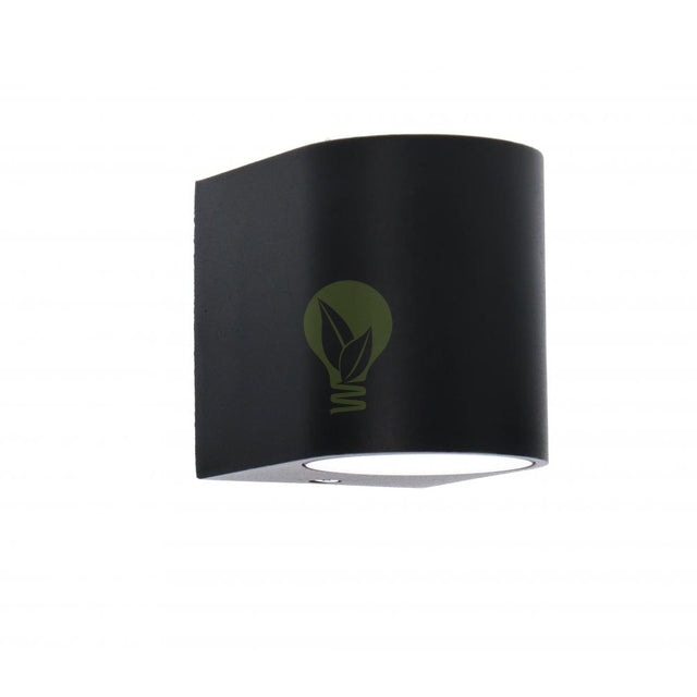 Intelligente LED-Wandleuchte | Tuya / WLAN | Sacramento | Leuchtmittel inklusive | Schwarz