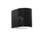 Intelligente LED-Wandleuchte | Tuya / WLAN | Sacramento | Leuchtmittel inklusive | Schwarz