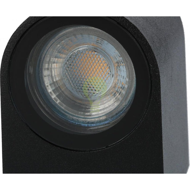 Intelligente LED-Wandleuchte | Tuya / WLAN | Sacramento | Leuchtmittel inklusive | Schwarz