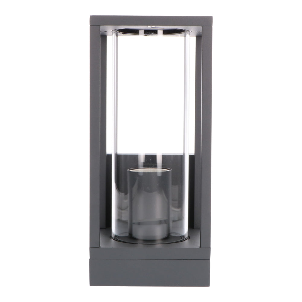 LED Buiten lamp-Dakota-IP44-1x E27-antraciet-voorkant