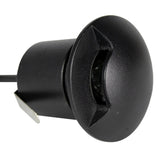 LED Grondspot zwart | Zijkant licht | Rond | 3 Watt | Waterdicht | 240 lumen | 3000K | Liggend