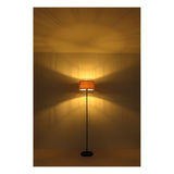 Plafondlamp ELMAR ø150CM  E27 Matt zwart 1-Lichts Hout