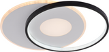 LED Deckenleuchte CCT 54W Weiß+Schwarz Dimmbar + Fernbedienung Quadratisch 4120 lm