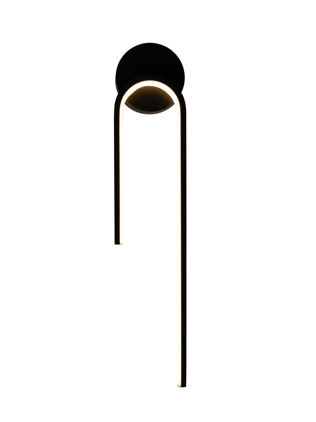 LED-Wandleuchte 10W Mattschwarz rund 800 lm
