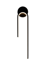 LED-Wandleuchte 10W Mattschwarz rund 800 lm