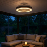 LED-Deckenventilator | Schwarz Weiß | 36W | 2880 Lumen | CCT – Farbwechsel | Dimmbar