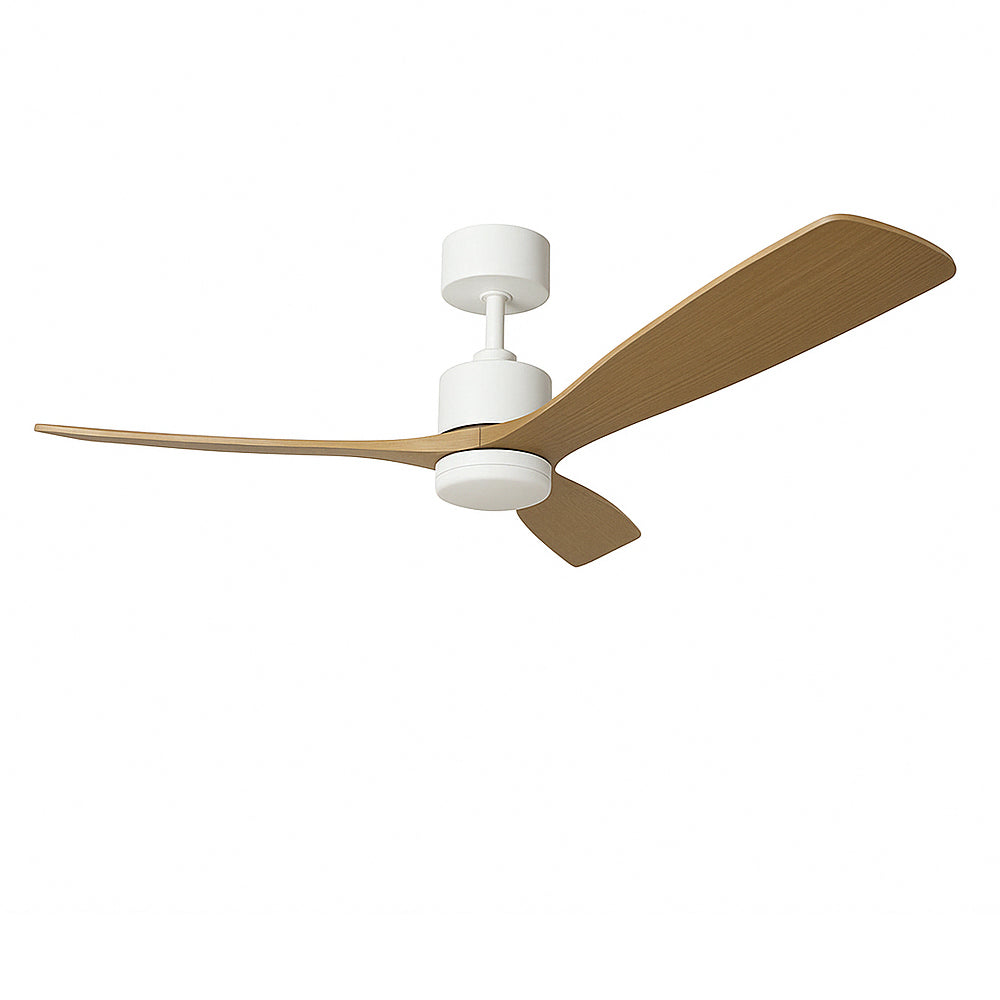 LED-Deckenventilator | Weiß mit Holz | 18W | 1440 Lumen | CCT – Farbwechsel | Nicht dimmbar