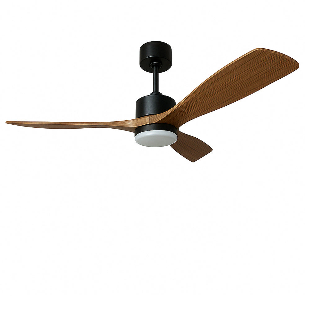 LED-Deckenventilator | Holz Schwarz | 18W | 1440 Lumen | CCT – Farbwechsel | Nicht dimmbar