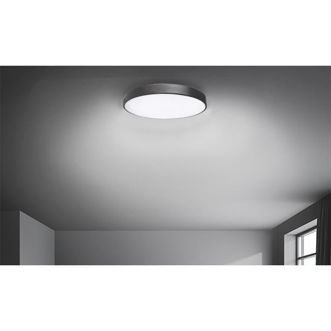 LED-Aufbau-Downlight | Deckenleuchte rund | 72W | Schwarz | Ø500mm | CCT – 3 Lichtfarben 