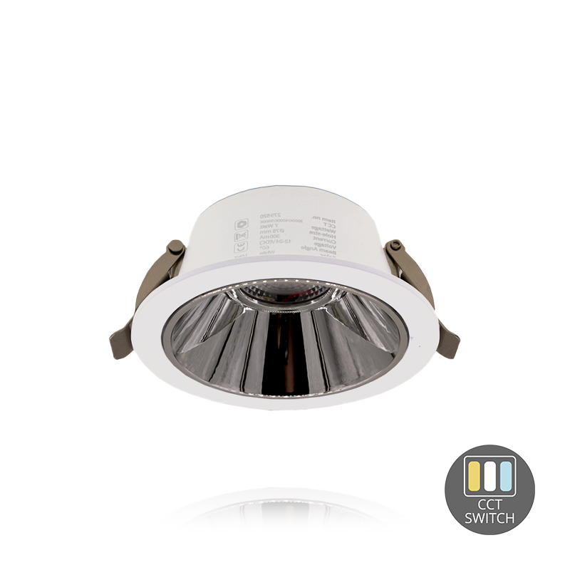 LED DOWNLIGHT | KERBER | CCT-SWITCH | Ø160MM | 16W | WIT | Uit foto