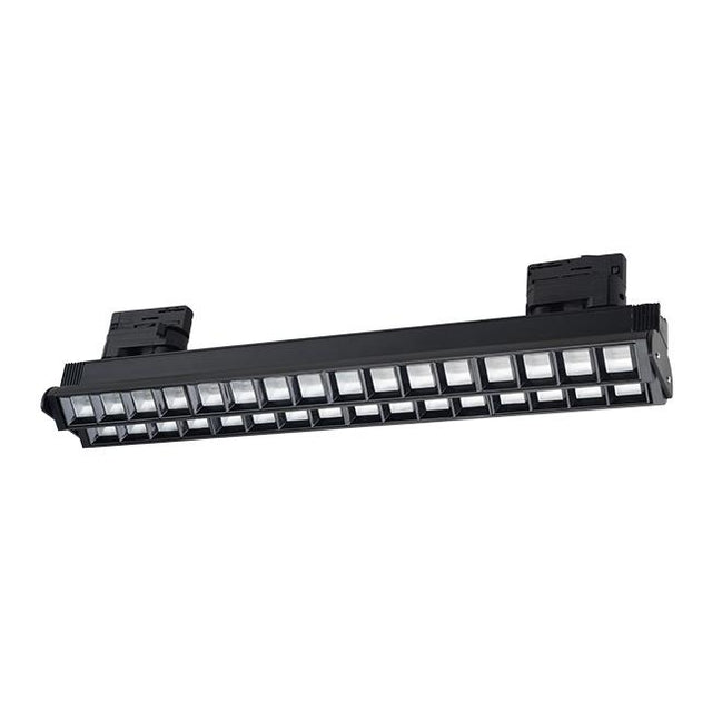 LED 3-fase railarmatuur duo 60cm 48 Watt 4000K - onderaanzicht