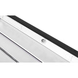 Moderner Laternenpfahl – Lichtmast | Komplett | 3 Meter | Schwarz | Quadratischer Lampenschirm