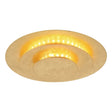 Plafondlamp HEDA ø18CM 18 Watt Goud 1-Lichts