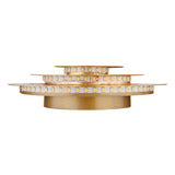 Plafondlamp HEDA ø18CM 18 Watt Goud 1-Lichts