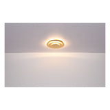 Plafondlamp HEDA ø18CM 18 Watt Goud 1-Lichts