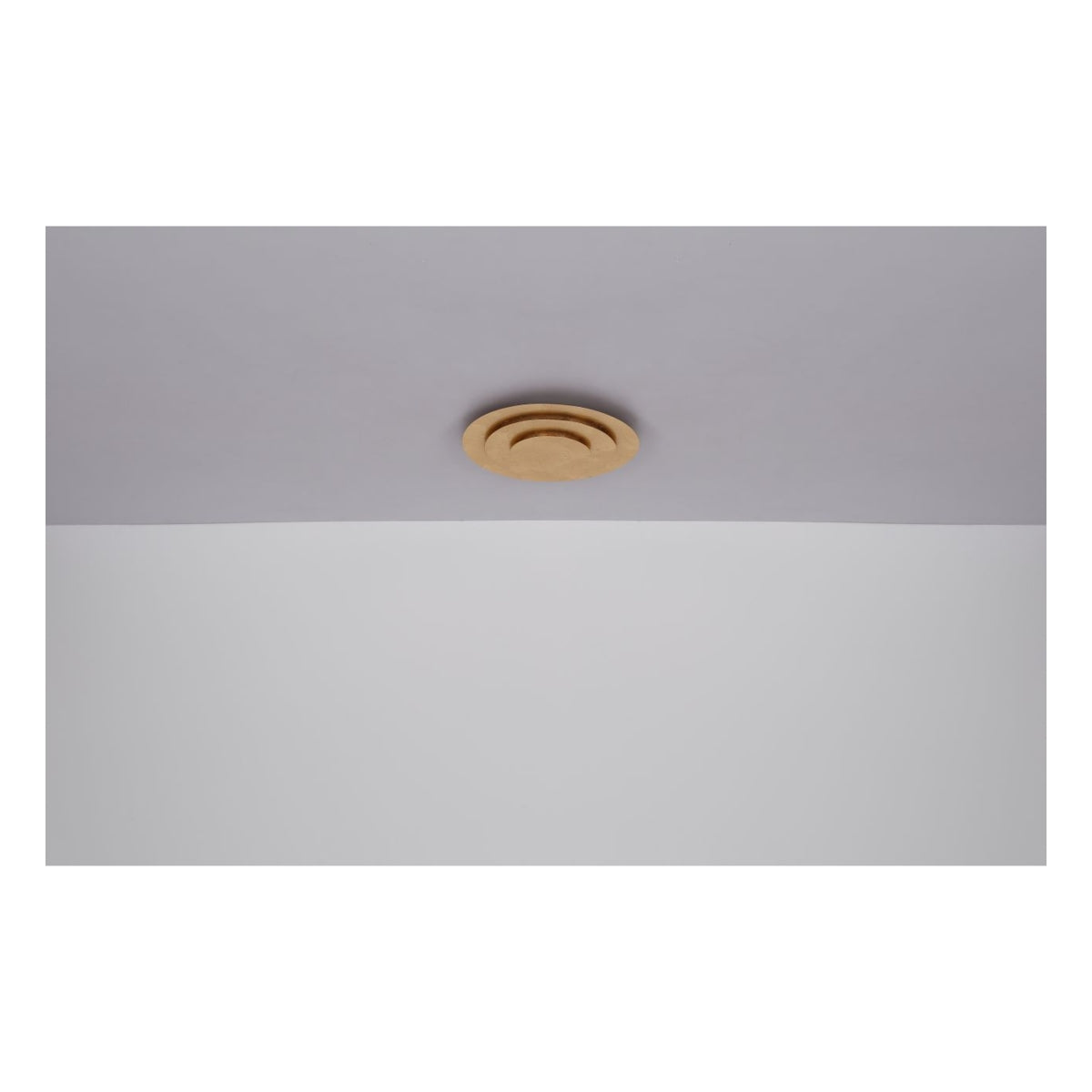 Plafondlamp HEDA ø18CM 18 Watt Goud 1-Lichts