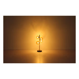 Plafondlamp RIHA 3.50 Watt G9 Matt zwart - 3 Lichts Amber