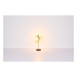 Plafondlamp RIHA 3.50 Watt G9 Matt zwart - 9 Lichts Amber