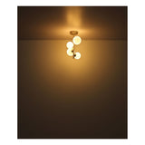 Plafondlamp RIHA 3.50 Watt G9 Nickel - 3 Lichts Opaal