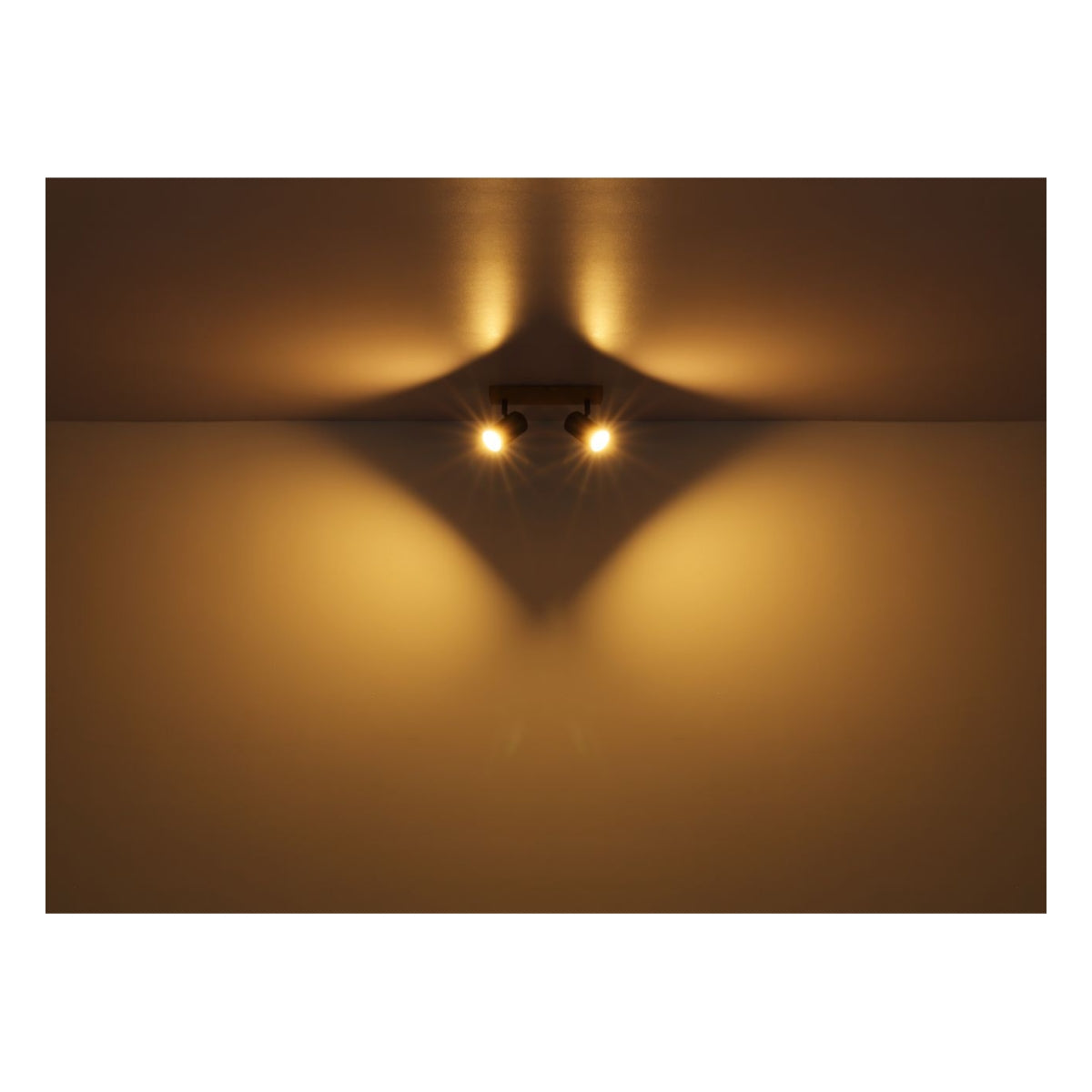 Aufbaustrahler ROBBY 2-flammig GU10 41cm Weiß