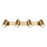 Aufbaustrahler ROBBY 4-flammig GU10 56cm Gold