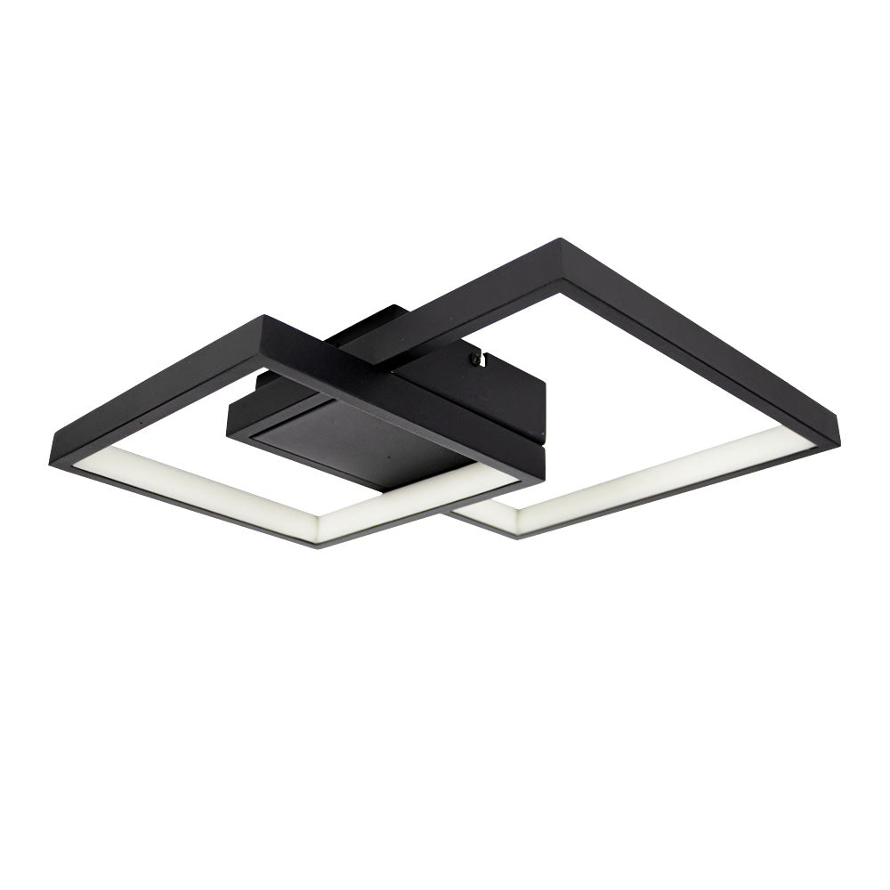 Highlight | Industriële plafondlamp | Dimbaar 3-steps | 2700K | Piazza | zwart | Uit foto