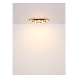 Plafondlamp BEATRIX 12 Watt Matt zwart 1-Lichts zwart - Vierkant