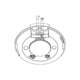 Opbouw LED aanwezigheidssensor / sensor | Wit