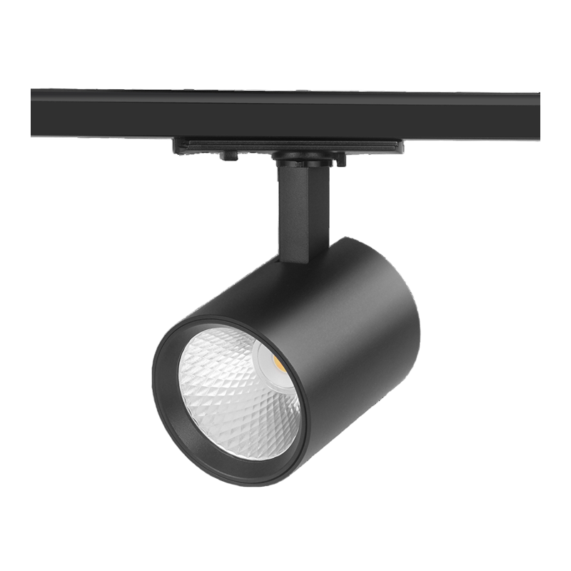 LED 1-Phasen Schienenstrahler | Panda | 10W | Schwarz | CCT – Einstellbare Lichtfarbe