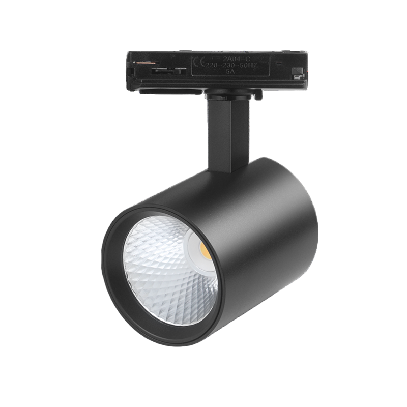 LED 1-Phasen Schienenstrahler | Panda | 10W | Schwarz | CCT – Einstellbare Lichtfarbe