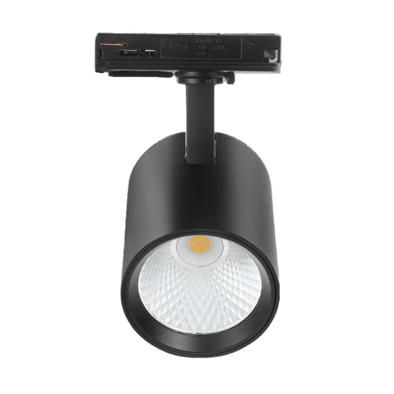 LED 1-Phasen Schienenstrahler | Panda | 10W | Schwarz | CCT – Einstellbare Lichtfarbe