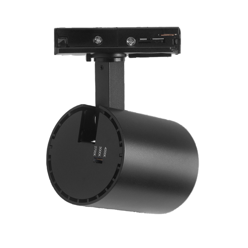 LED 1-Phasen Schienenstrahler | Panda | 10W | Schwarz | CCT – Einstellbare Lichtfarbe