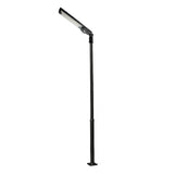 LED Solar Straßenlaterne mit Sensor | Ø50mm | 300 Watt | IP65 – Spritzwassergeschützt | Schwarz | Mit Fernbedienung