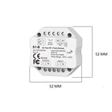 Bündel | LED-Veranda-Einbaustrahler | Ø31mm | 1,5W | Dimmbar - Schwarz | 6 Stück