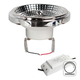 LED AR111 spot wit - G53 fitting - dimbaar - 45 graden stralingshoek - voorkant