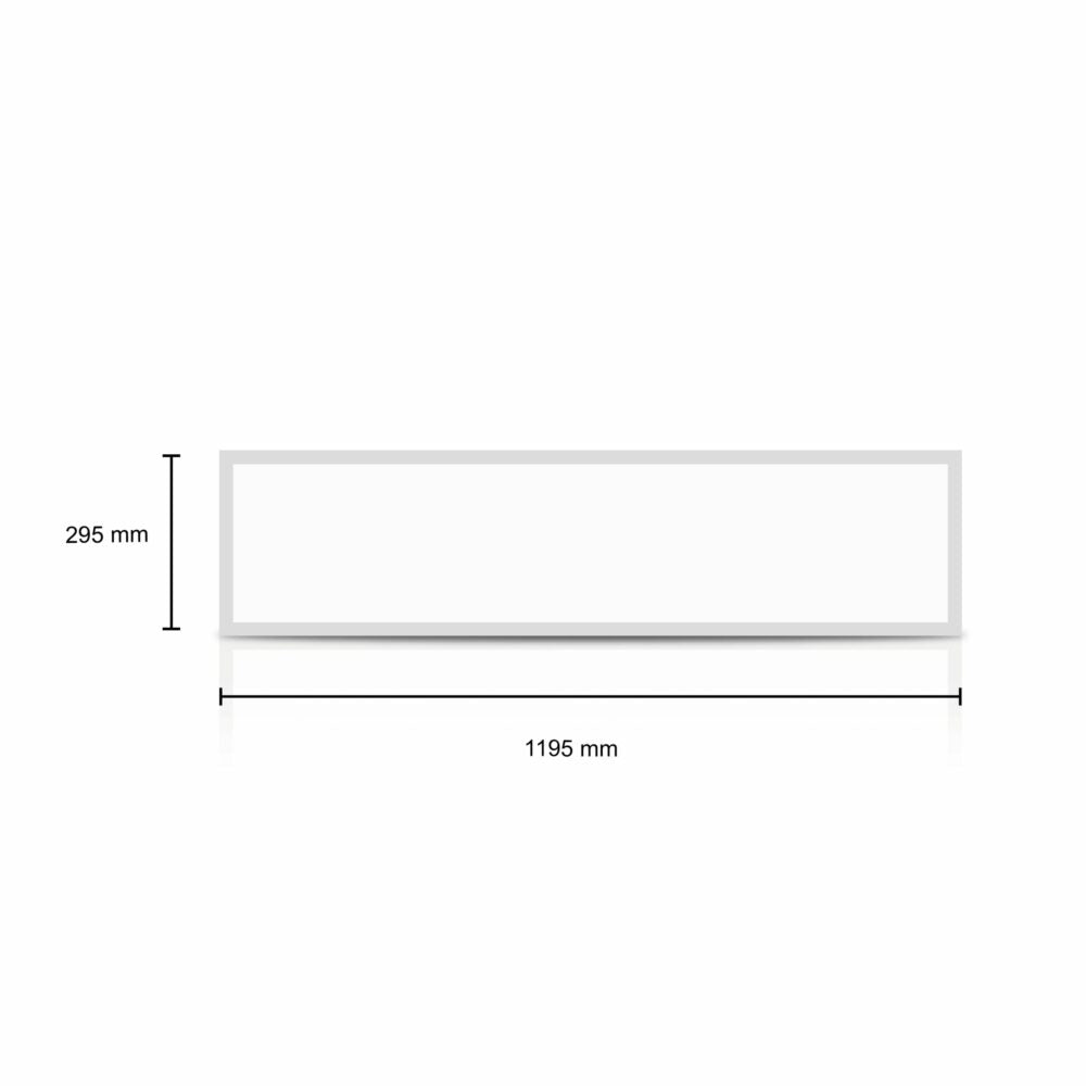 Backlight LED Paneel - 120x30CM - 25 Watt - 160LM-W - Pro serie - afmetingen