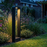 LED Garden Post - Stehende Außenleuchte | 12 Watt | 60cm | Schwarz | IP65 | 3000K - Warmweiß | BALI