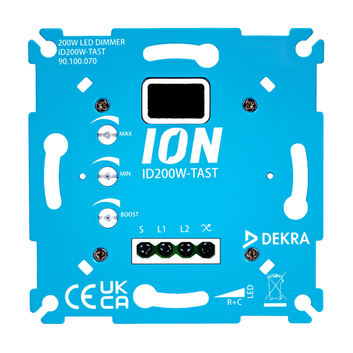 LED Ion industries touch dimmer led 0,3-200 watt - vooraanzicht